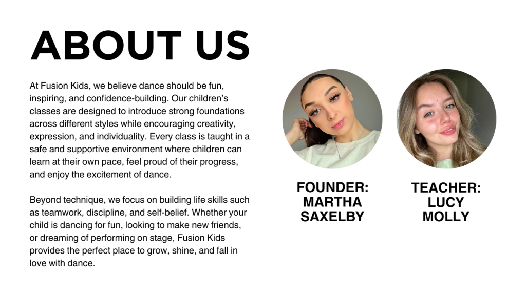 hip hop, house, and afro teacher at Dance Fusion UK kids dance classes in Sheffield